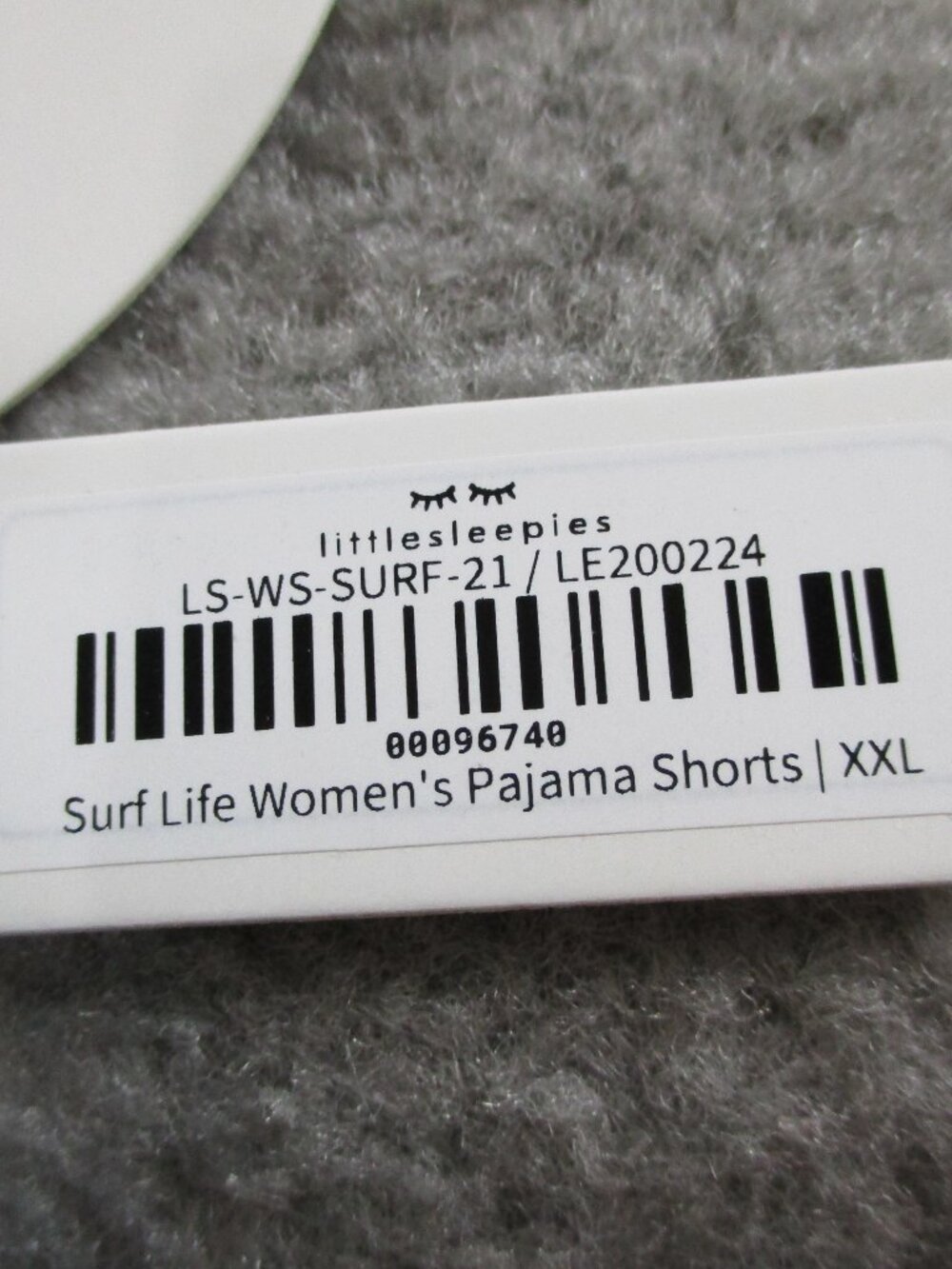 NEW Little Sleepies Womens Pajama Shorts XXL Blue Surf Life Cozy Soft Bamboo PJ - Picture 4 of 8